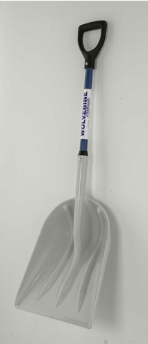 29" fiberglass D-handle ABS grain scoop