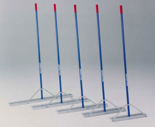 Landscape rake, 24" aluminum head