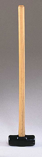 8 lb. double face sledge, wood