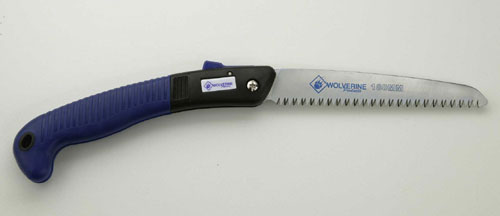 Saw, folding style, 7" chrome plated blade